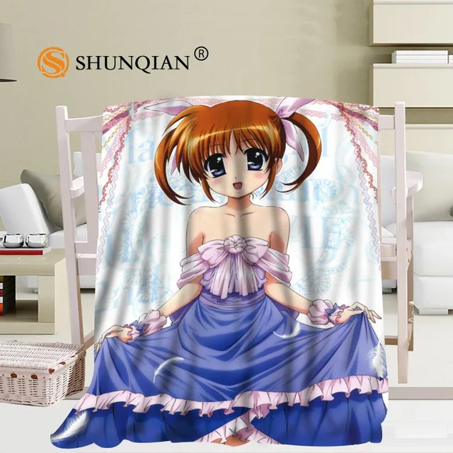 Buy Custom Sexy anime girl blanket Flannel Fabric