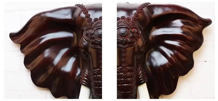 3D Ретро стерео животные Слон стены Stcikers Европейский дом гостиная настенные украшения креативные ремни настенные вешалки