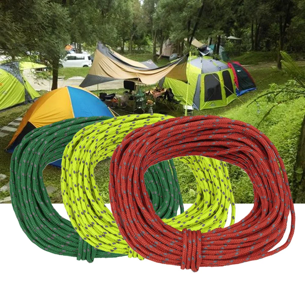 Multifunctional 2.5MM Outdoor Survival Reflective String Windproof Tent