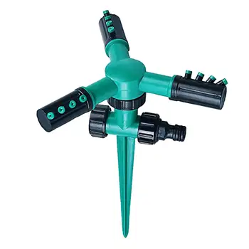 

Garden Lawn Sprinkler Connector Water Irrigation Automatic 360 Degree Rotational Spray Water Pouring Head Sprinkler Nozzle