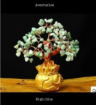 

New Year gift quartz Crystal Lucky tree Money Tree holiday gift