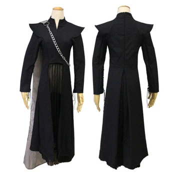 

Women Dress Anime Cosplay for Game of Anime Thrones Daenerys the Mother of Dragons Vestidos Costume Adult in Halloween Carnival