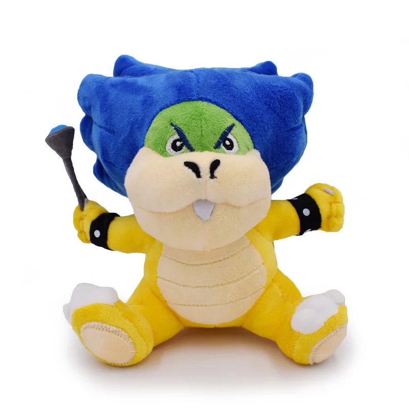 "-8" 15-20 см Wendy LARRY IGGY Ludwig Roy Morton Lemmy плюшевый Купа игрушки Мягкая кукла Супер Марио Koopalings плюшевые игрушки - Цвет: Ludwig