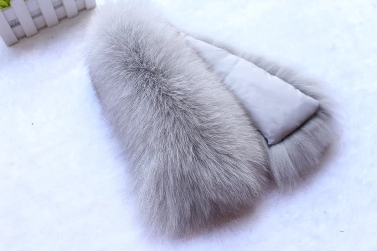 natural fox fur collar scarf (38)