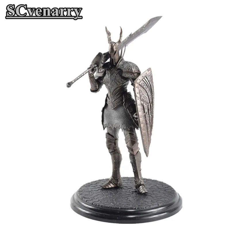 

Game Dark Souls 2 Warrior Black Knight Big Sword Shield Top Games PVC Ation Figure Model Collectible Toys 20cm