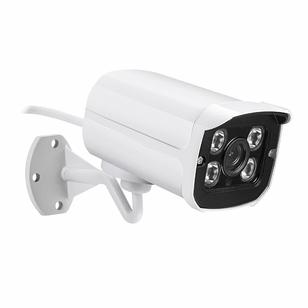 

2MP H.265 IP Camera 3.6mm Fixed Lens 4pcs Array Leds Night Vision Waterproof Outdoor Bullet Security POE CCTV Camera