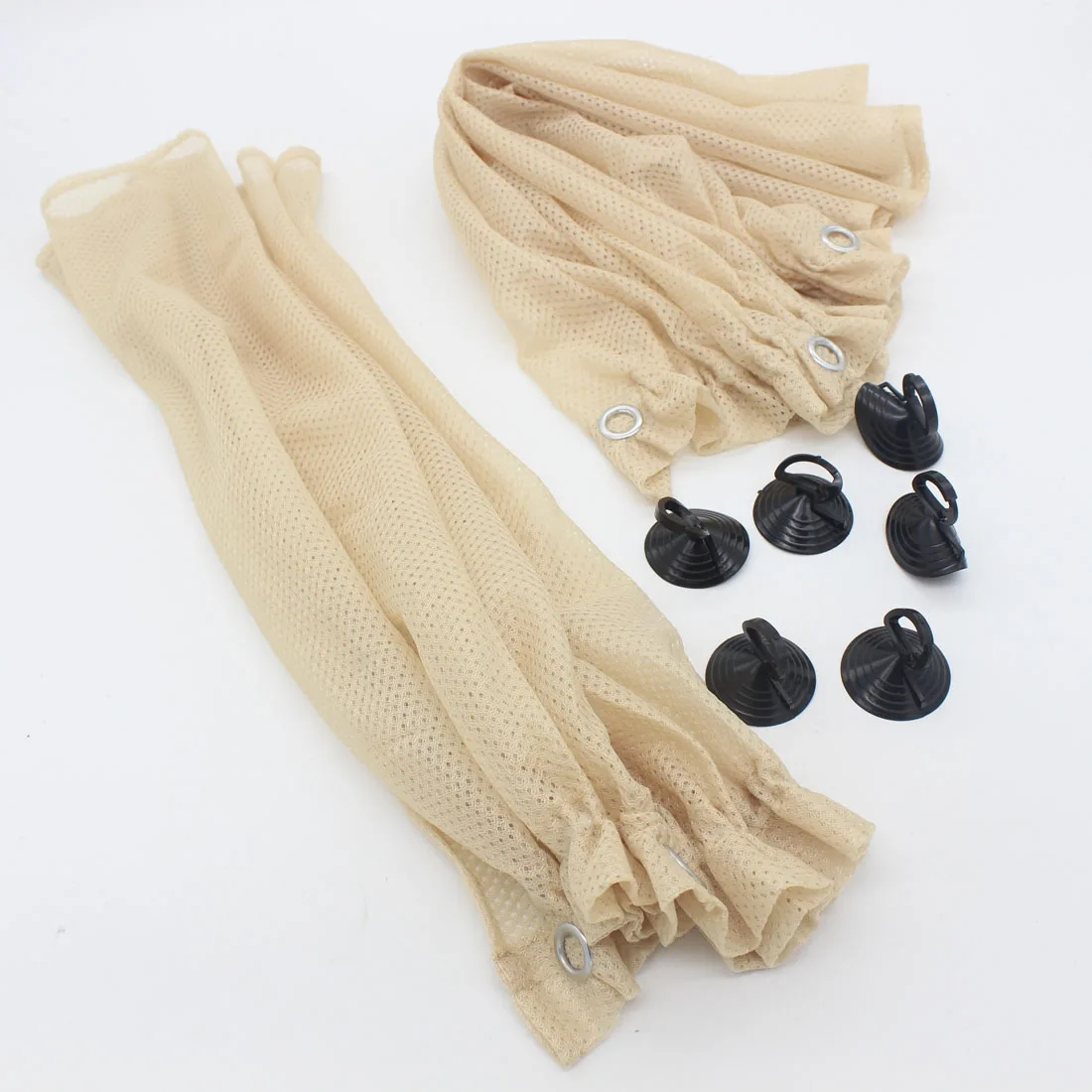 

2X 45cmx75cm Elastic Auto Car Side Window Sunshade Curtain UV Protection Sun Shade Curtain With Suction Cups Car-styling