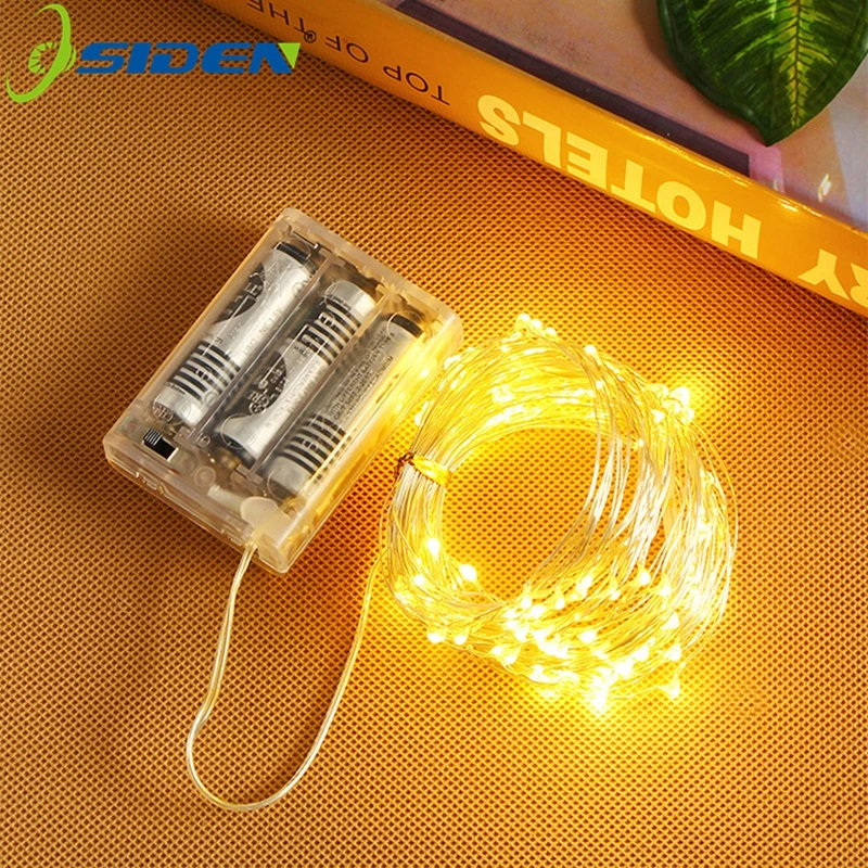

20 50 100 LED String Light battery Lights Fairy Micro LED Copper Wire for Party Christmas Wedding Holiday Decoration Led Strip