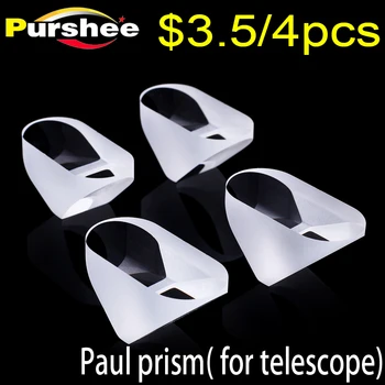 

4 PCS Optical glass paul prism(44x21x22mm/46x22.5x23)prism for telescope