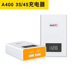 Новый HotRC A400 3 S/4S 3000 mah цифровой Lipo Зарядное устройство Батарея баланс Зарядное устройство с светодиодный Экран Быстрая зарядка Dis Зарядное