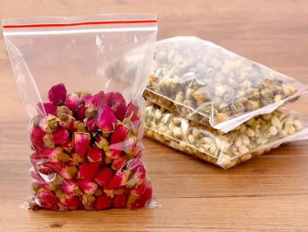 

200PCS/set 15*10cm Clear Self Sealing bag Zip Lock Plastic Storage Bags Food Storage Bags Resealable Packaging Bag For Party