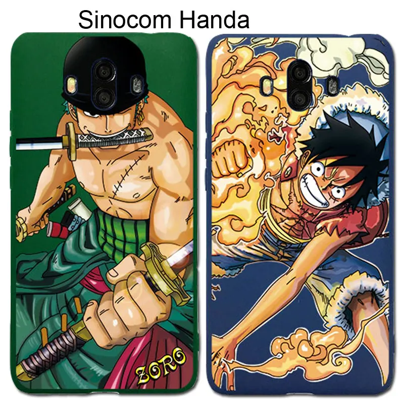 

One Piece Luffy zoro cartoon TPU soft gel silicone case for Huawei Mate 10 cases cover For Huawei Mate 10 Pro