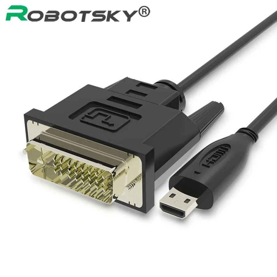 

6ft 1.8m High Quality Micro HDMI to DVI Cable Gold Plated Male To Male DVI-D 24+1 Cabo For HDTV PC PS3 XBOX DVD Connector Cables