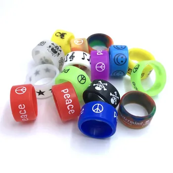 

5PCS Colorful Silicone Vape Band Ring Non Slip rubber ring decorative and protection for iJust S Kit TFV8 Big Baby X Baby Tank