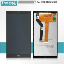 Schwarz LCD Display + Touch Screen Digitizer Assembly Ersatz Für HTC Desire 626 626G 626 Watt Kostenloser Versand