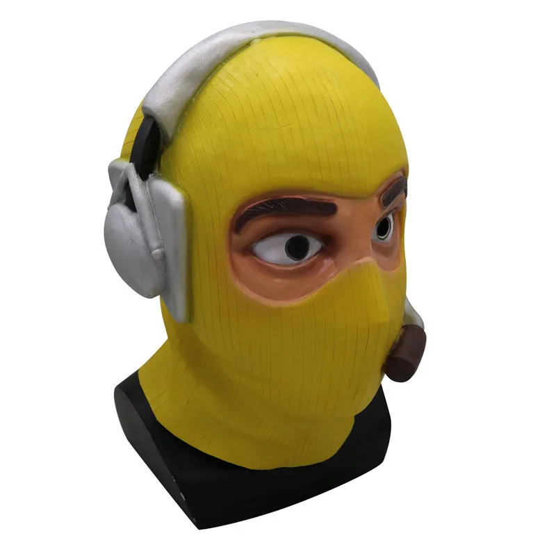 Игра Raptor шлем пилот маска для кожи Косплэй Хэллоуин полное лицо голова латексная