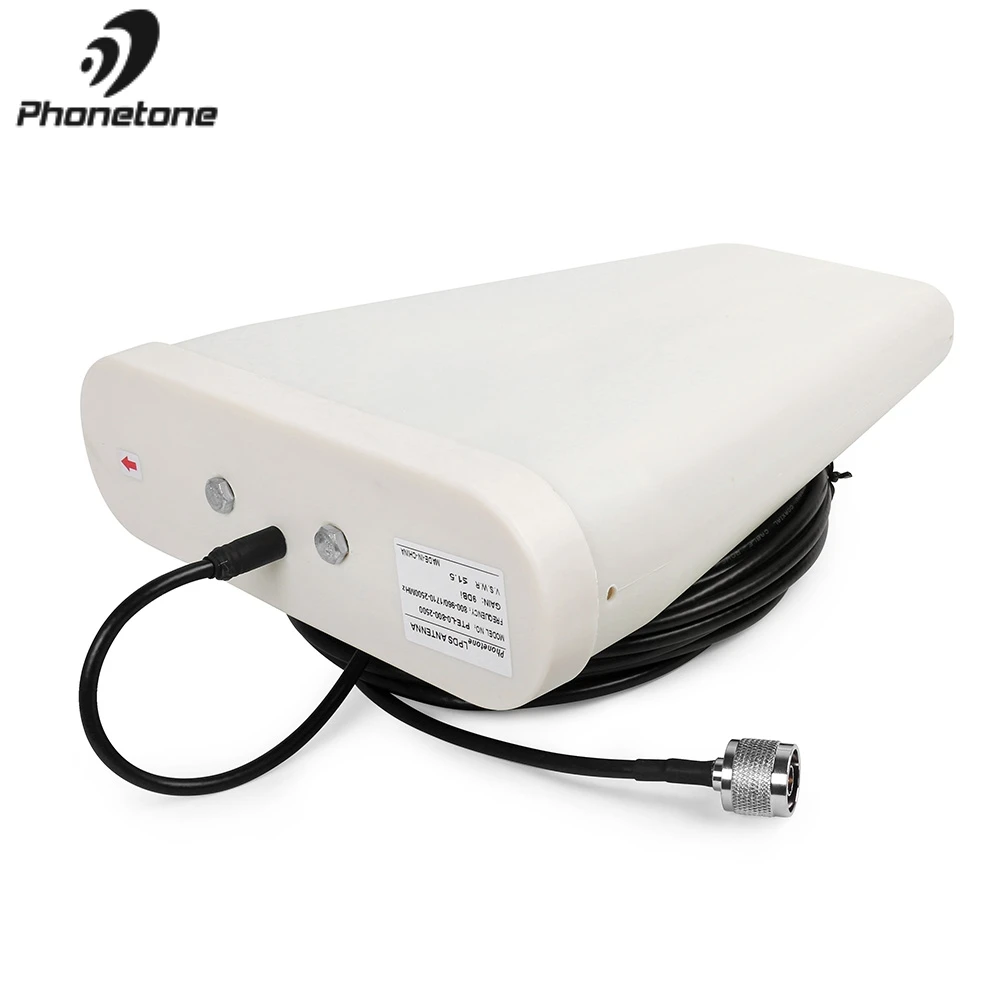 في الهواء الطلق LPDA هوائي ل هاتف محمول إشارة الداعم مكبر للصوت 11dbi GSM 3G 698-2700 MHz الاتجاه LTE و 10 m كابل N الذكور موصل