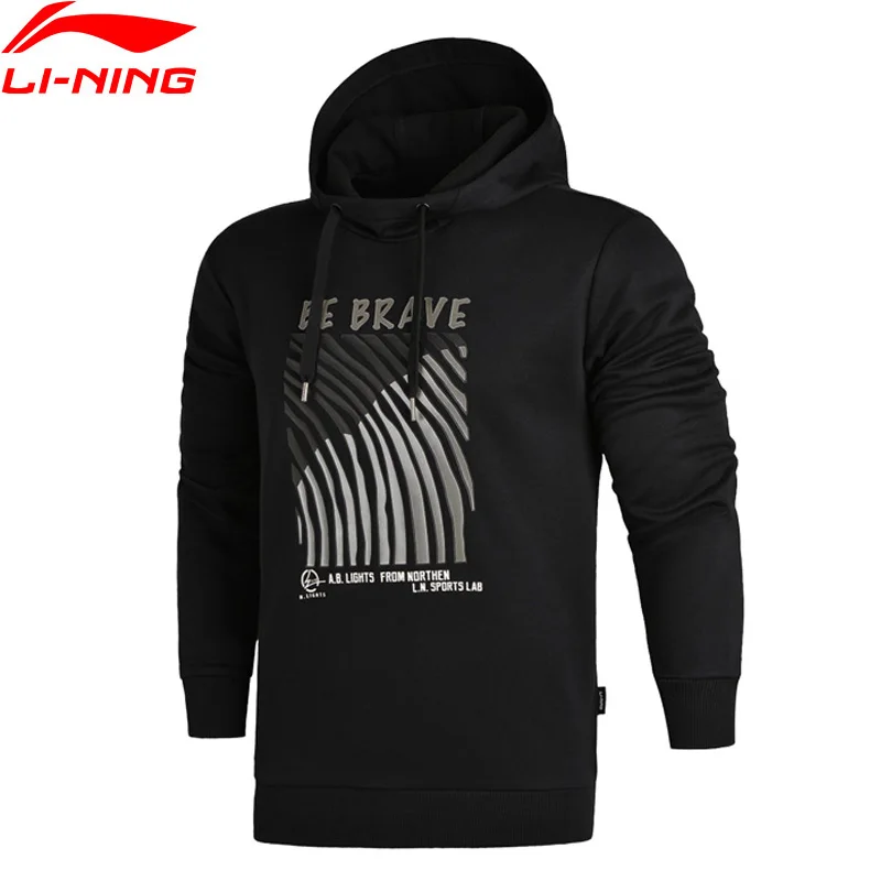 

Li-Ning 2018new Men The Trend Sweater WARM AT Regular Fit 66% Polyester 34% Cotton LiNing Sports Tops AWDM725 CONF17