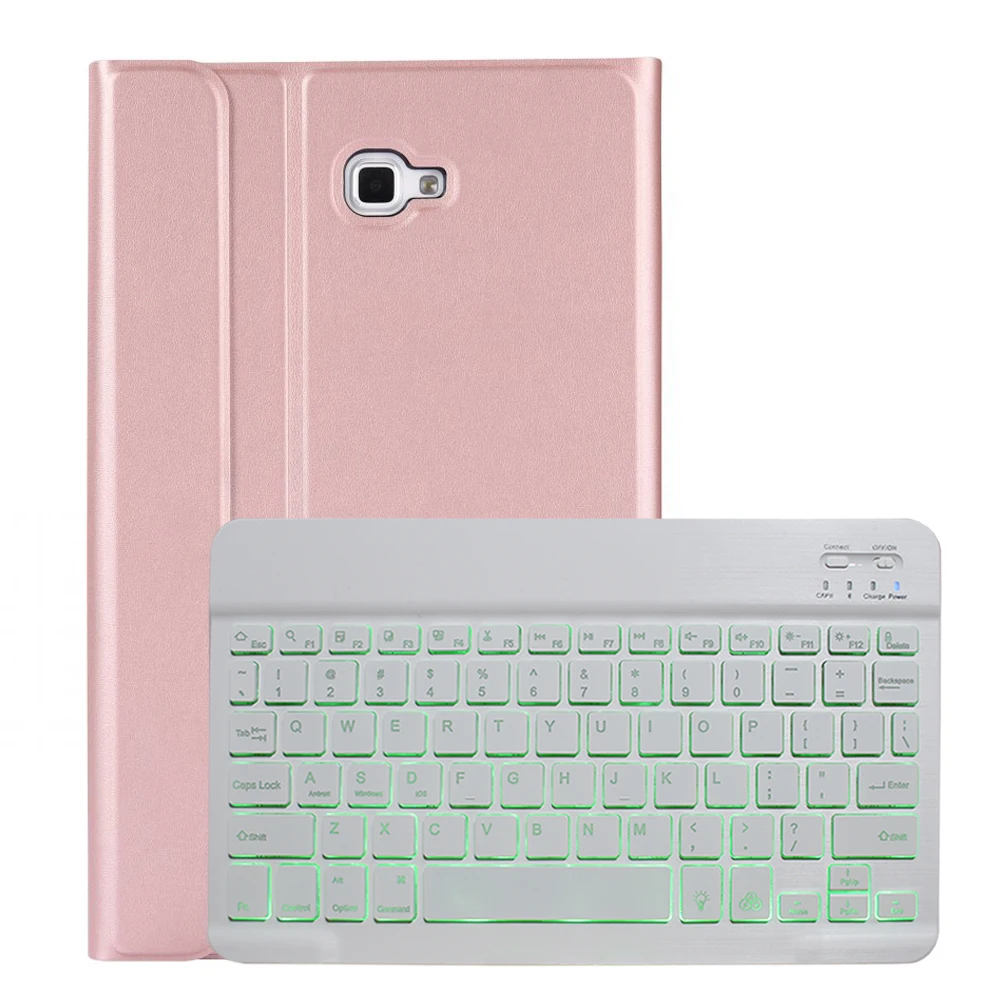  Case for Samsung Galaxy Tab A A6 10.1 2016 Keyboard Case T580 T585 SM-T580 SM-T585 Cover 7Color Bac