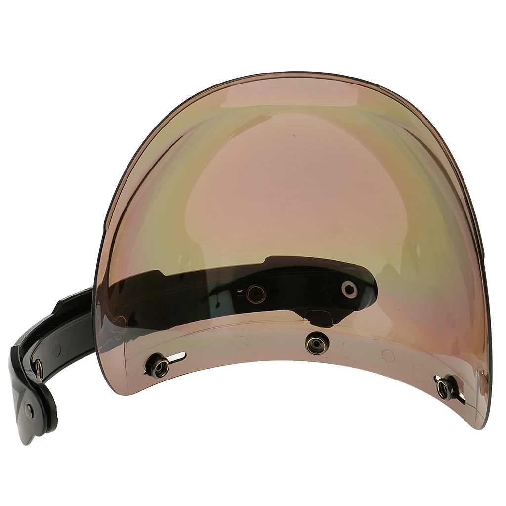 Мотоцикл 3 оснастки шлем козырек щит флип вниз объектив для красочных анти-УФ, противотуманные и против царапин