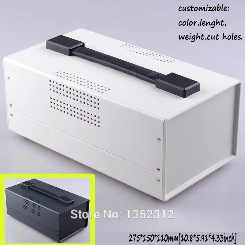 

Free shipping one pcs 110*150*275mm project box enclosures for electronics IRON housing electro shocker project box