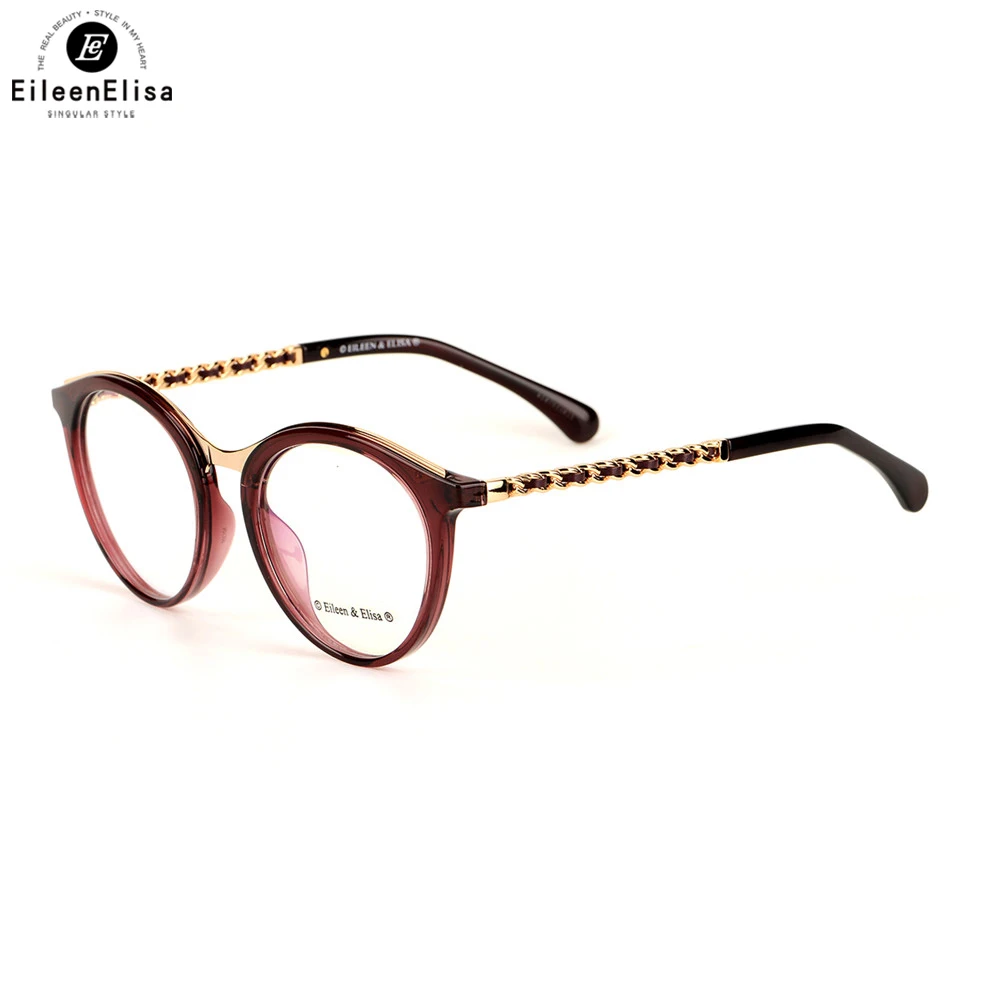 Brillengestell Klassische Marke Designer c5 Brillen Frauen Linse Ee Klare c2 Acetat c4 C1 c6 Neueste Gläser Retrobrille Rahmen c3 IXwqT15z