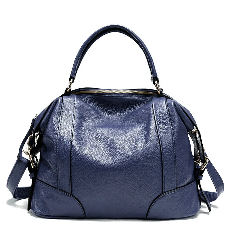 Женская сумка, женская сумка из натуральной кожи, женские сумки-мессенджеры, женские сумки известных брендов, сумки через плечо, роскошные известные бренды - Цвет: Синий