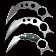 Нож karambit Ручная ковка травление высокое качество EDC инструмент открытый тактический нож кемпинг выживания разведка карманный нож