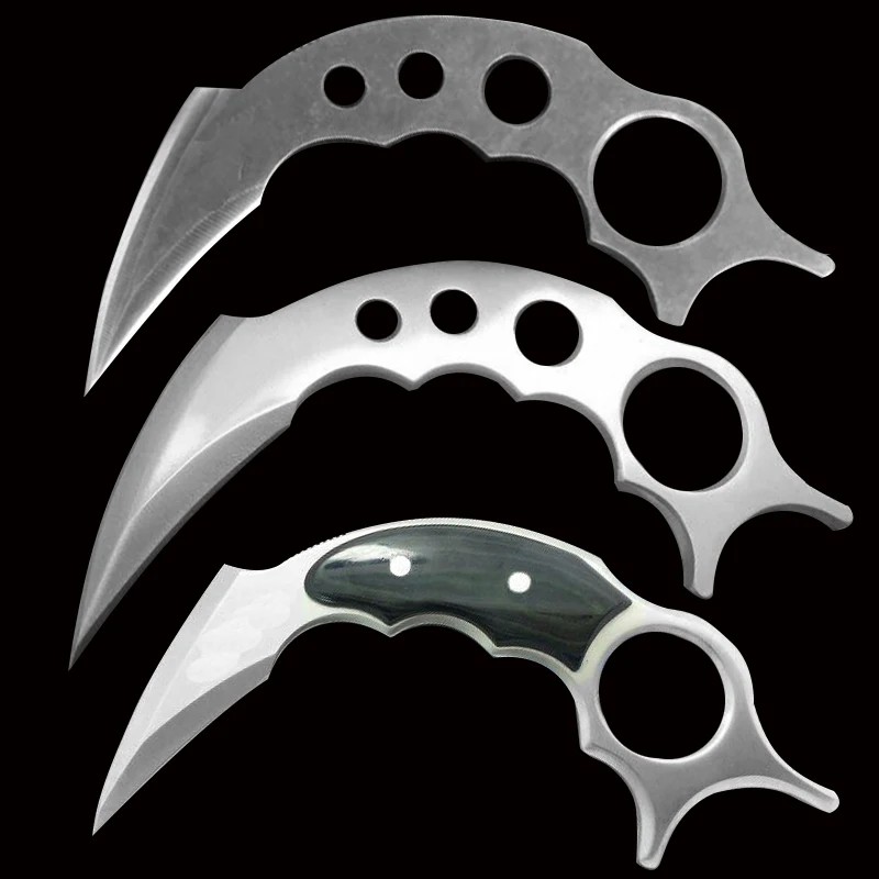 Нож karambit Ручная ковка травление высокое качество EDC инструмент открытый