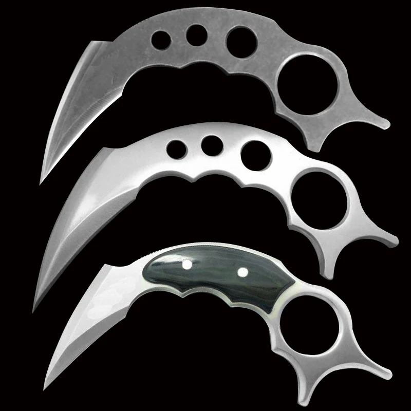 

karambit knife Manual forging etching hight quality EDC Tool outdoor Tactical knife camping survival exploration pocket knife