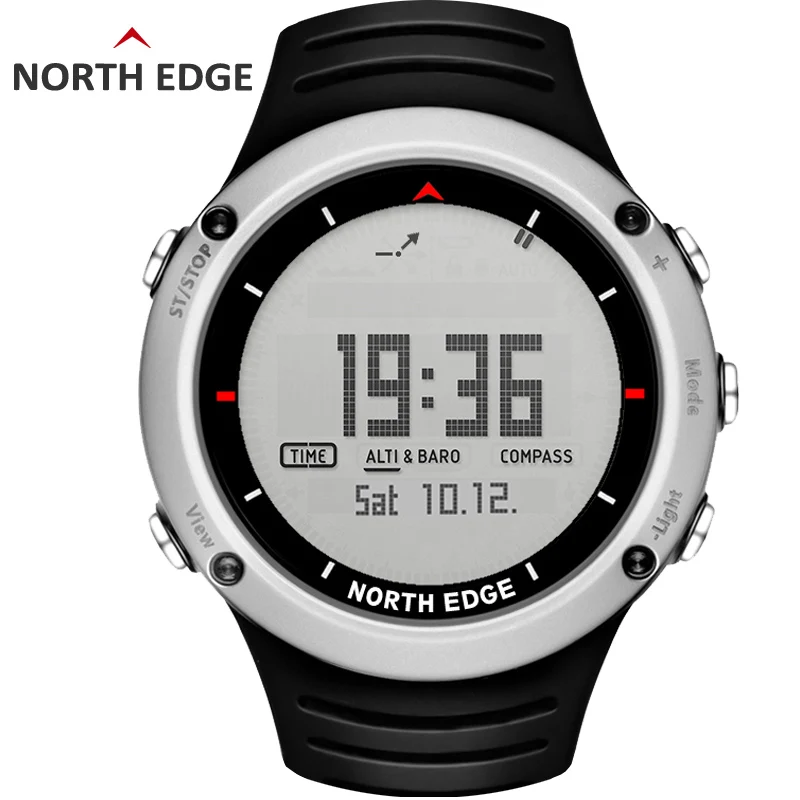NORTH EDGE мужские спортивные цифровые часы для бега плавания спортивные часы альтиметр барометр компас термометр погода для мужчин