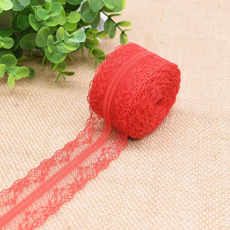 

20M 4CM 17 Assorted Lace Ribbon Tape Lace Trim Fabric for Apparel Sewing Accessories African Lace Embroidered Trim DIY Craft 7