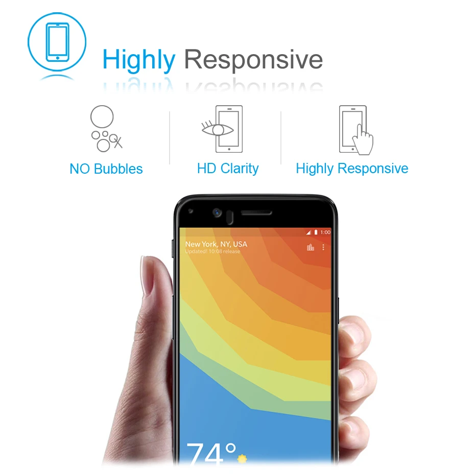 2 Pack Original ZEASAIN 9H Full Cover Tempered Glass Screen Protector For OnePlus 5 Five OnePlus5 One Plus 5 1+5 Pro Prime Film (4)
