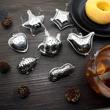 1 шт. Нержавеющая сталь Сфера Блокировка специй Чай шарика Фильтр Mesh Infuser ситечко для чая фильтр Infusor сетки Травяные Бал PD 002