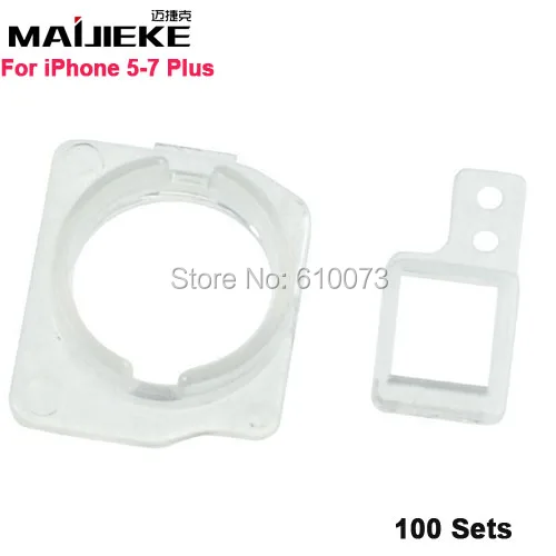 

100XLCD Facing Plastic Camera Lens for iPhone 8 7 6 6s plus 5 5s Proximity Light Sensor Front Camera Lens Bracket Holder Clip
