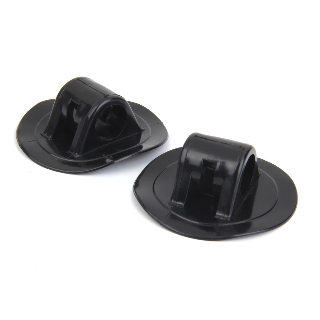 2pcs PVC Marine Boat Kayak Canoe Engine Mount Boat Motor Stand Holder Accessory Boat Holder Black 