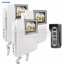DIYSECUR 800 x 480 Video Door Phone Video Intercom Doorbell 4.3inch Indoor Monitor + 600 TVLine IR Night Vision Outdoor Camera