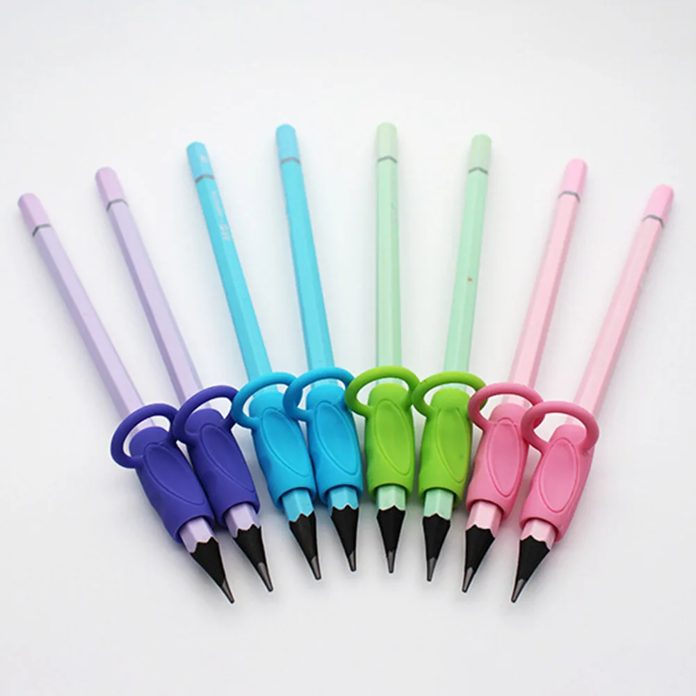 

New Pen Correction Grateful Writing Posture Tool Learning Toy 3Pcs/set Simple Silicone