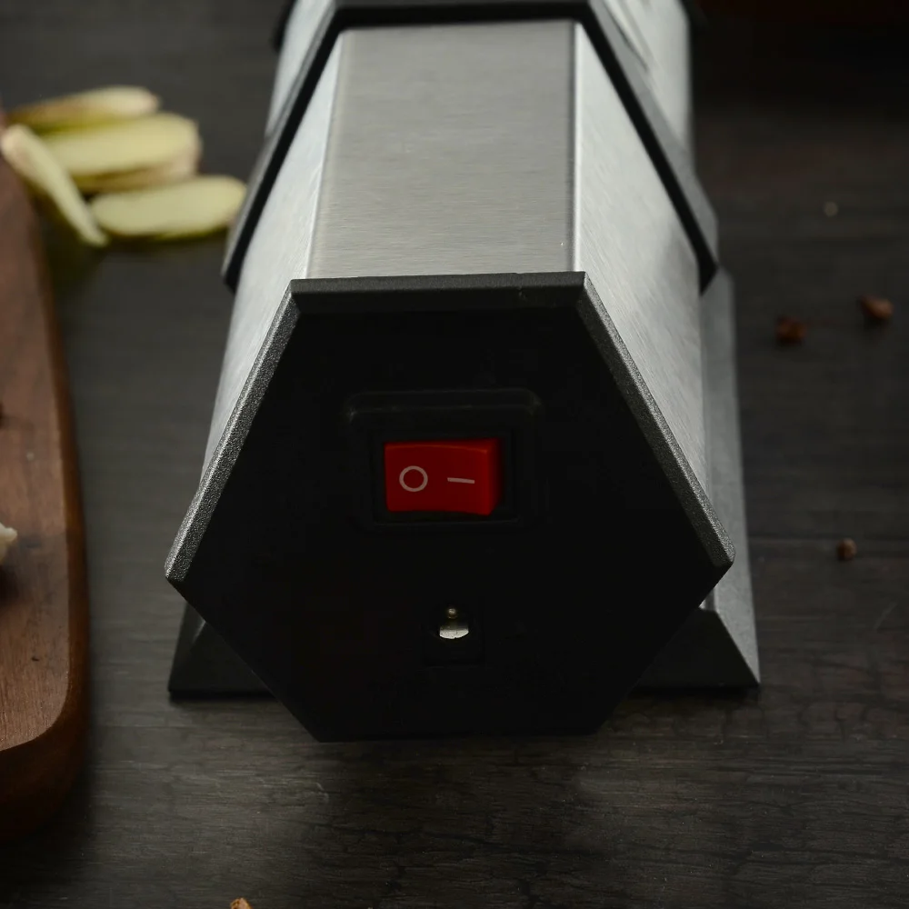  DAMASK Electric Knife Sharpener Diamond Grinder Machine Kitchen Home Automatic Fast Sharpener Profe - 33051369198