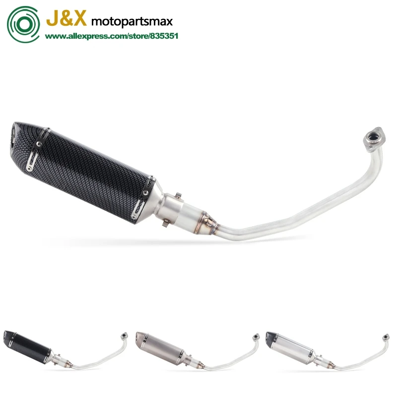 

For honda PCX125 PCX150 PCX 125 150 Motorcycle Scooter Exhaust Muffler Full System Modified Middle Link Pipe Slip On Escape