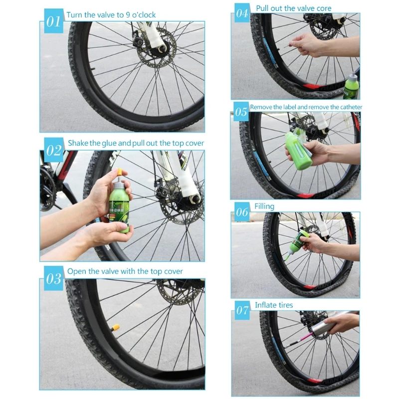 1 Bottle Bicycle Tire Sealer Sealant Repair Tool 170ml Wheel Protection MTB Bike #0626