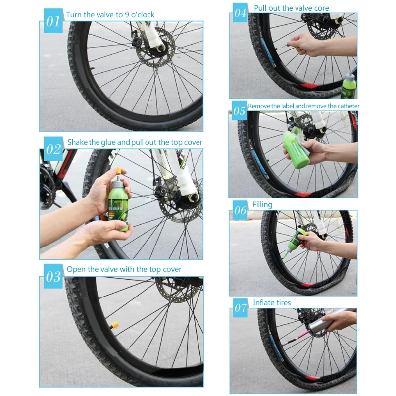 1 Bottle Bicycle Tire Sealer Sealant Repair Tool 170ml Wheel Protection MTB Bike #0626 1 Bottle Bicycle Tire Sealer Sealant Repair Tool 170ml Wheel Protection MTB Bike #0626
