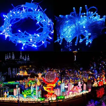 

10M 100LED Christmas Wedding Party Decor Outdoor Fairy String Lights Blue US