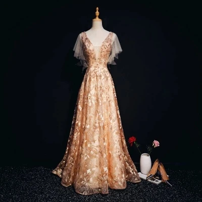 

butterfly sleeve wine red/golden/navy embroidery long dress vintage medieval dress Renaissance princess Victoria dress