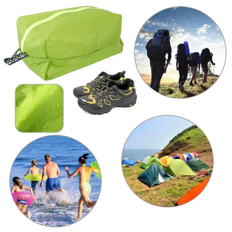 

Ultralight Portable Waterproof Shoe Bag Multi-function Outdoor Travel Home Storage Organizer Case Zipper Toiletry Makeup M L