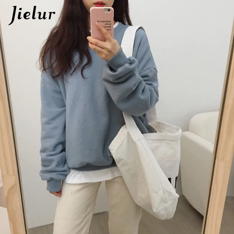 Jielur 7 بلون رقيقة Kpop النساء هوديس البلوز المتناثرة البلوز الشتاء الخريف جديد شيك الأساسية الوردي رياضية الشارع الشهير Jielur 7 بلون رقيقة Kpop النساء هوديس البلوز المتناثرة البلوز الشتاء الخريف جديد شيك الأساسية الوردي رياضية الشارع الشهير