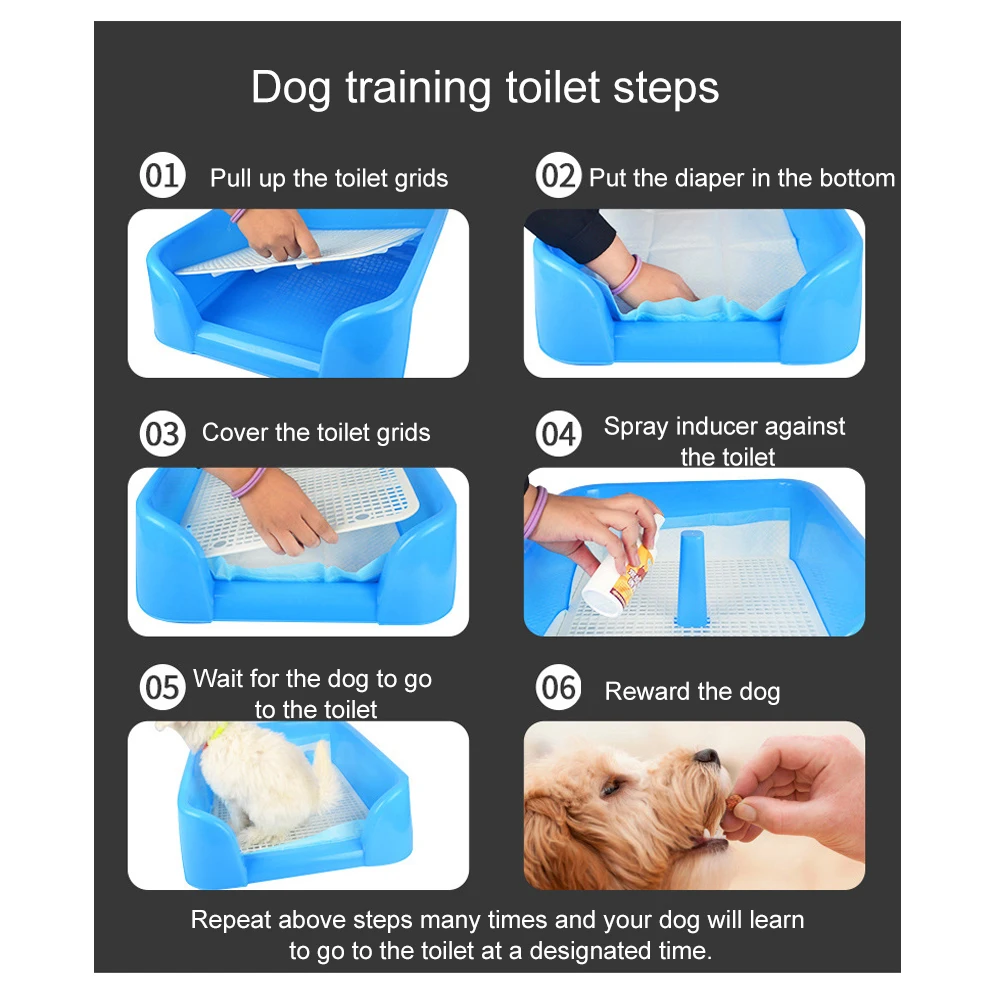 Портативный огороженный лоток сетка подстилка Собака Обучение Туалет Лоток для домашних животных принадлежности