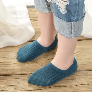 

Spring and summer new color fade stripe silicone non-slip children's socks