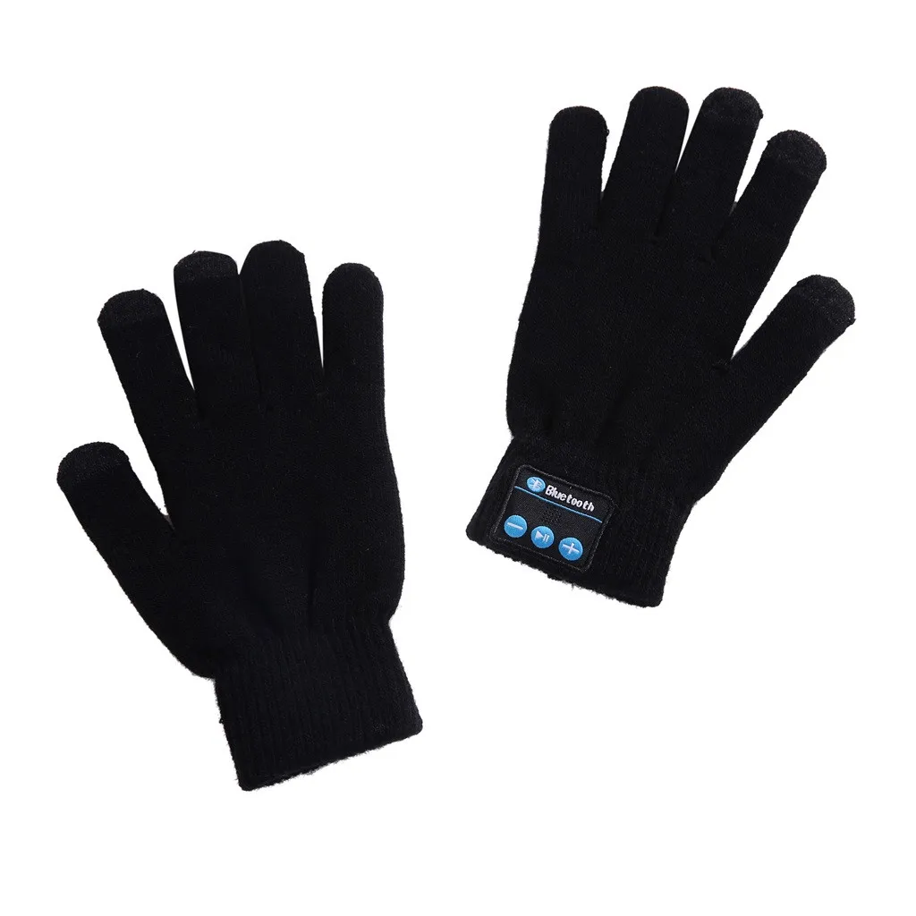 Bluetooth плюшевые перчатки с стерео наушниками гарнитура динамик беспроводной теплый наушник умная гарнитура теплый зимний перчатки с Bluetooth