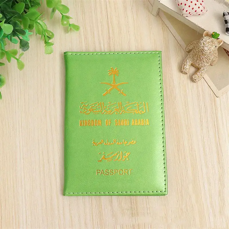 Чехол для паспорта в Саудовской Аравии, защитный чехол для паспорта в деловом стиле, чехол для документов в саудовской аравии - Цвет: Green